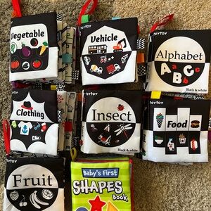 Colorful Baby Soft Cloth Books Set